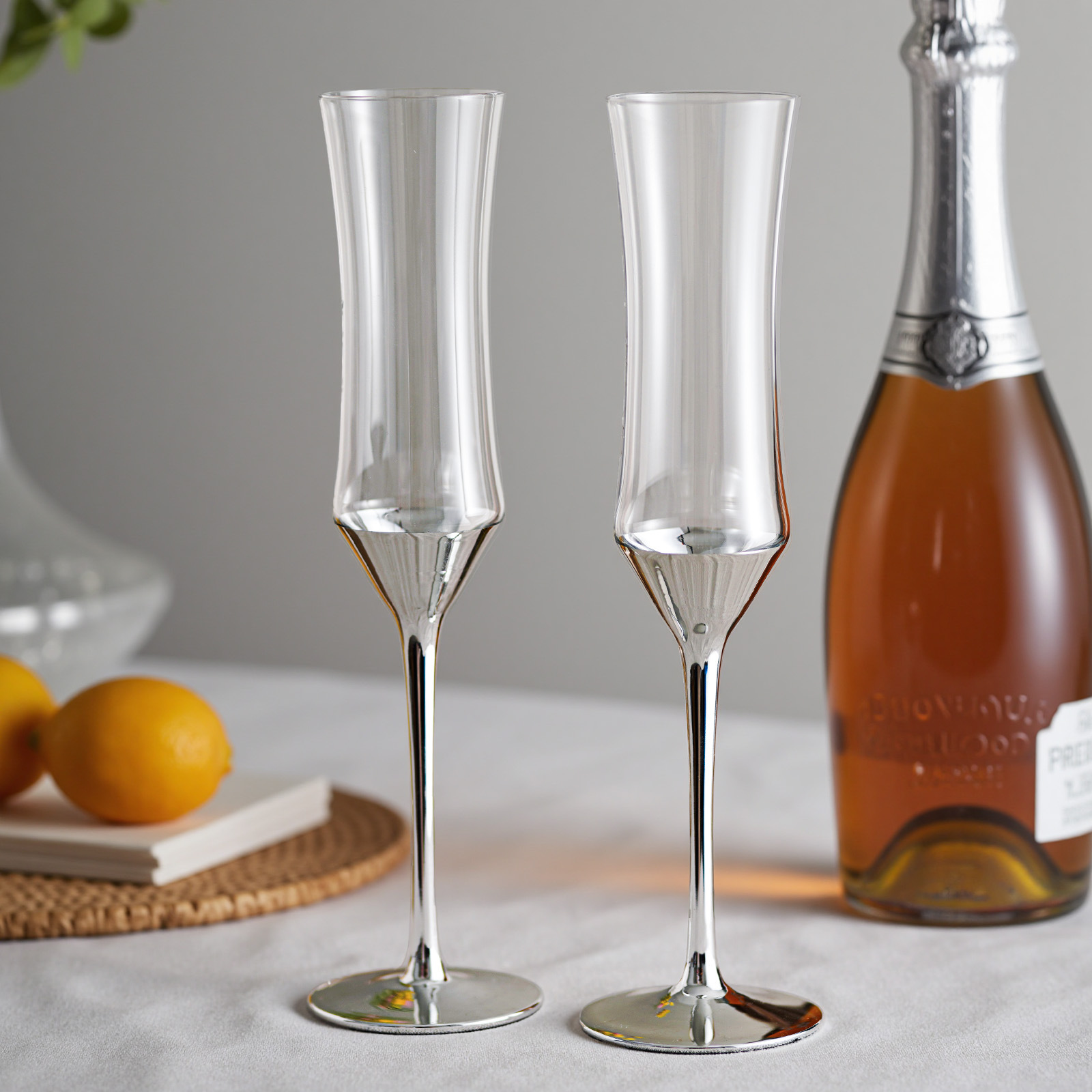 Wine Beer Foot - Hafif lüks şampanya kadehi yüksek ayaklı
