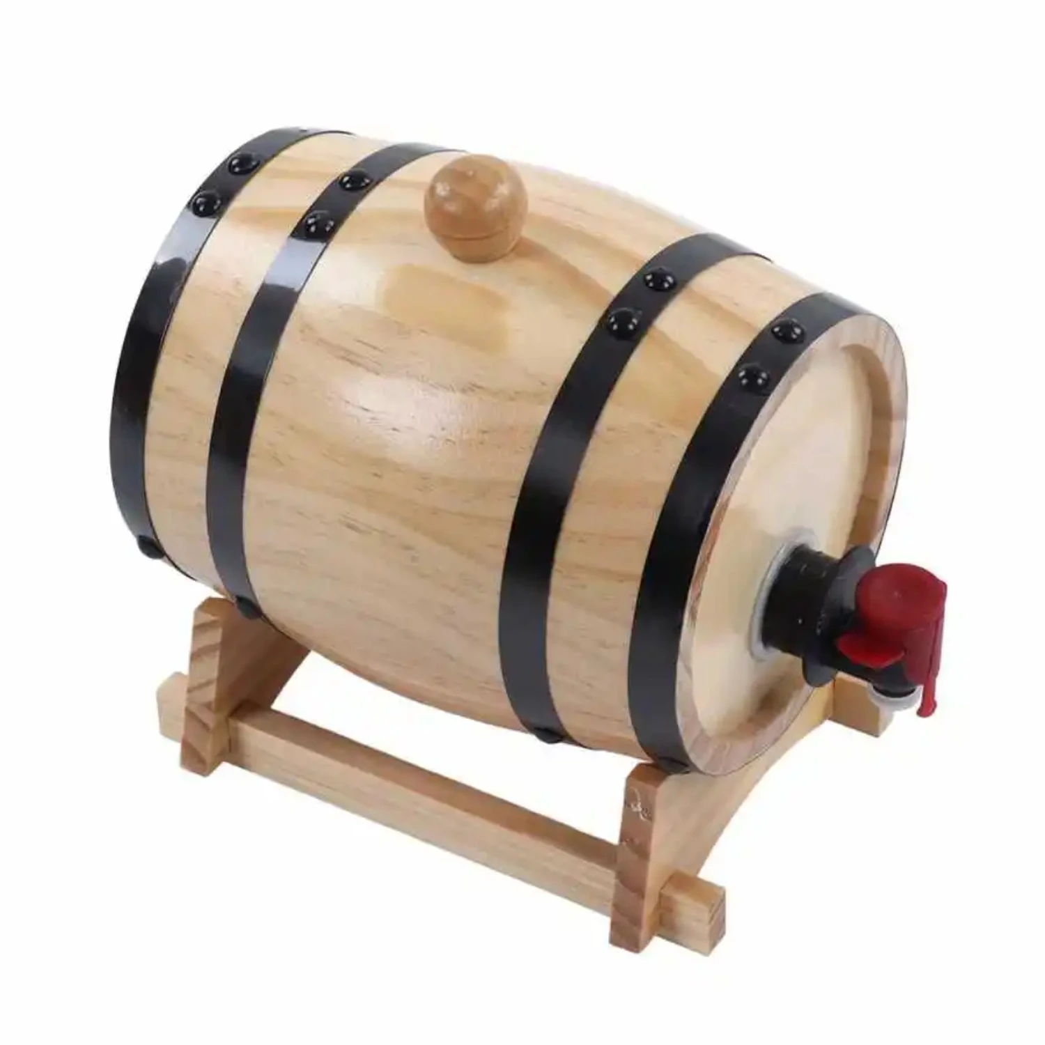 Wine Beer Tequila - 1/3/5L Çam Şarap Fıçısı Özel Dağıtıcı
