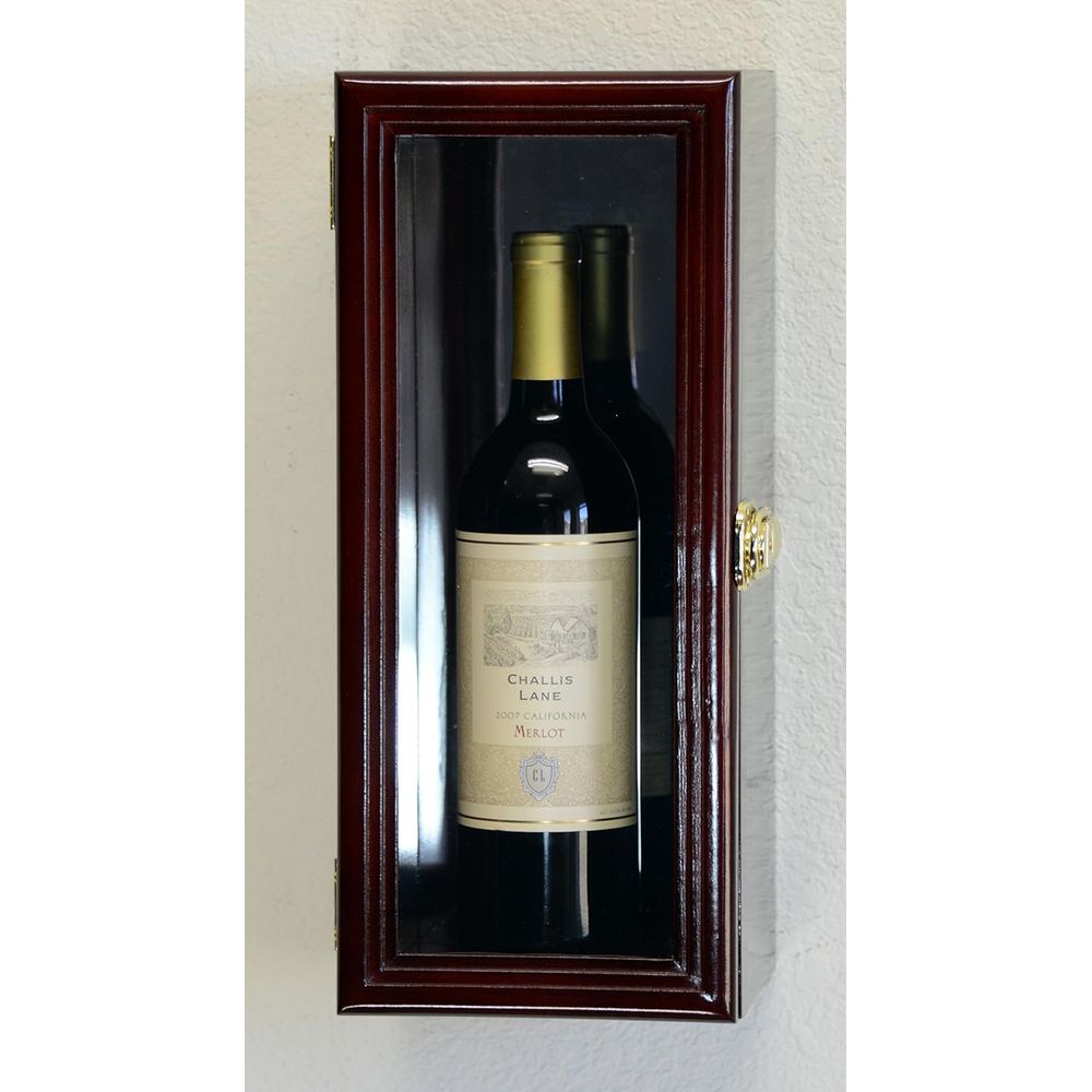 Wine & Beer Shop - Aynalı Arka Yüzeyli Şarap Şişeleri için