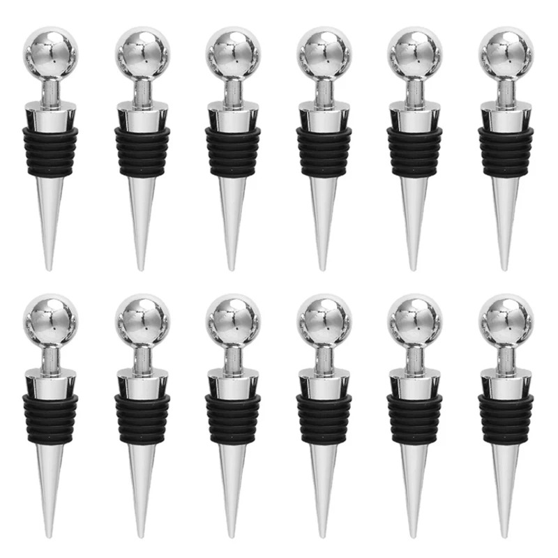 Wine Stopper Vacuum - 1/5/12 adet Plastik Şişe Tıpa Şarap