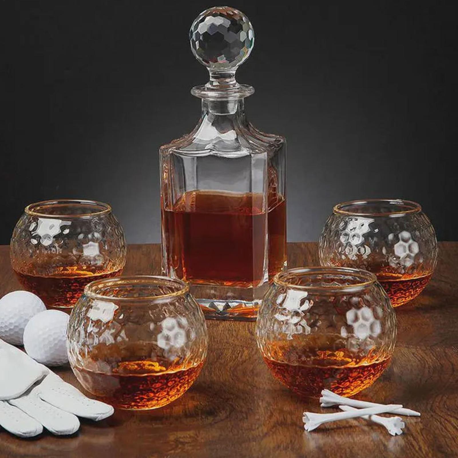 Wine Beer Tequila - Viski Bardakları Eğlenceli Golf Topu Tasarımlı