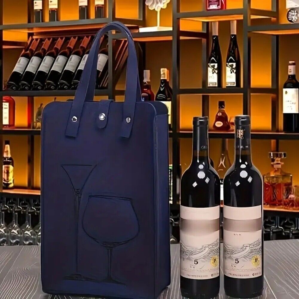 Wine & Beer Shop - Yüksek Kaliteli Keçe Kırmızı Şarap Çantası