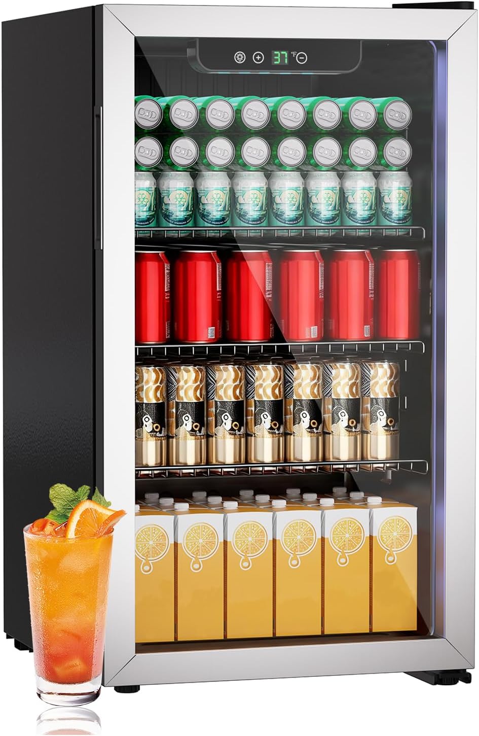 Wine Beer Fridge Small - Taşınabilir Mini Buzdolabı 105 Kutu /