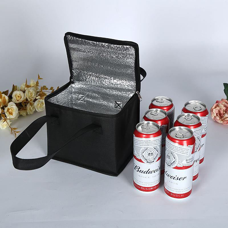Wine Beer Delivery - Taşınabilir Öğle Yemeği Soğutucu Çanta Katlanır