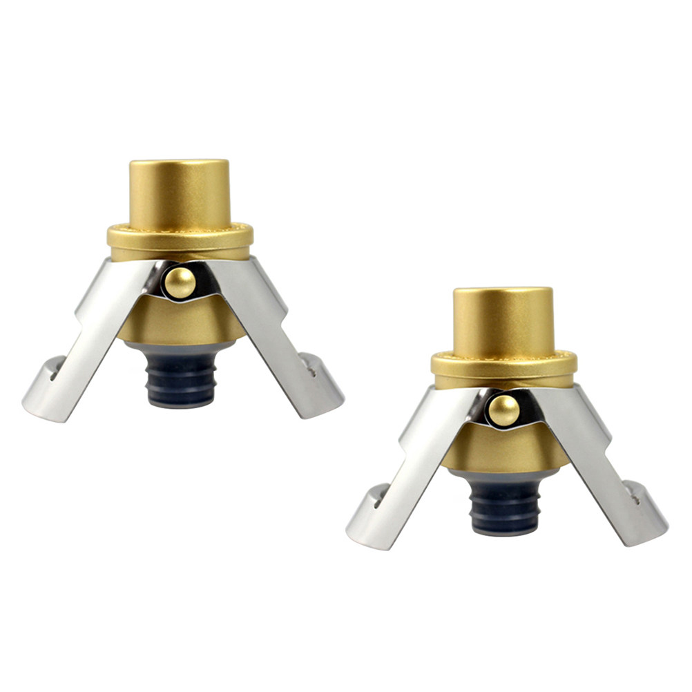 Wine Stopper Vacuum - 2 Adet Paslanmaz Çelik Tıpa, Vakum