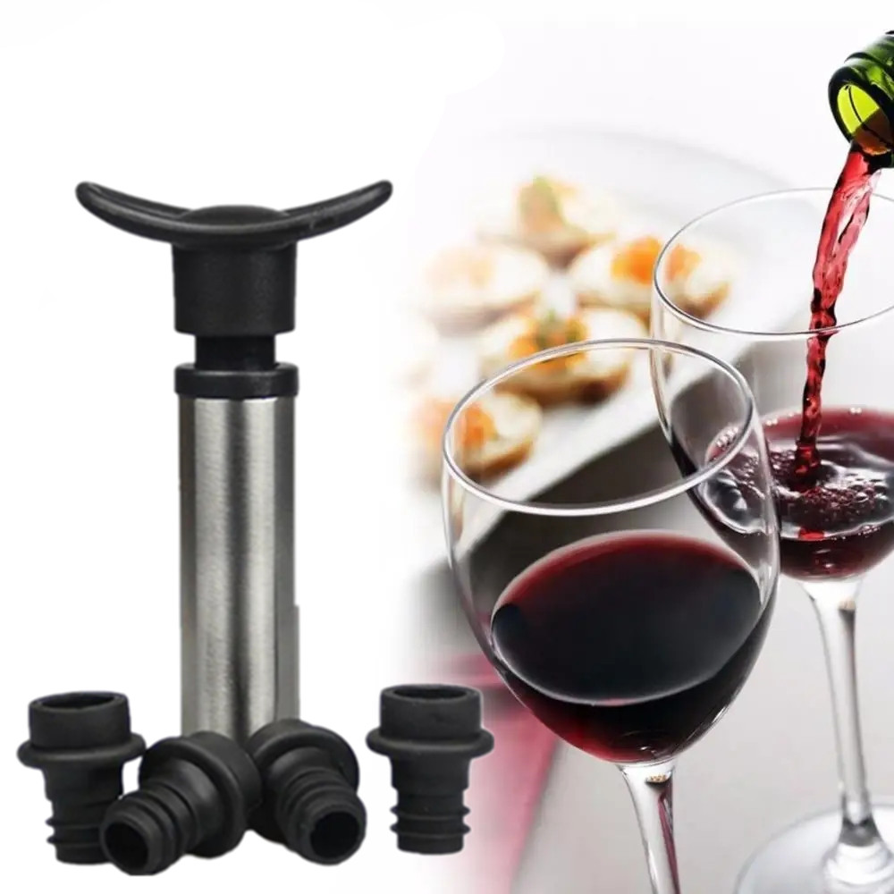 Wine Stopper Vacuum - Vakum şarap pompası ile şarap stoper