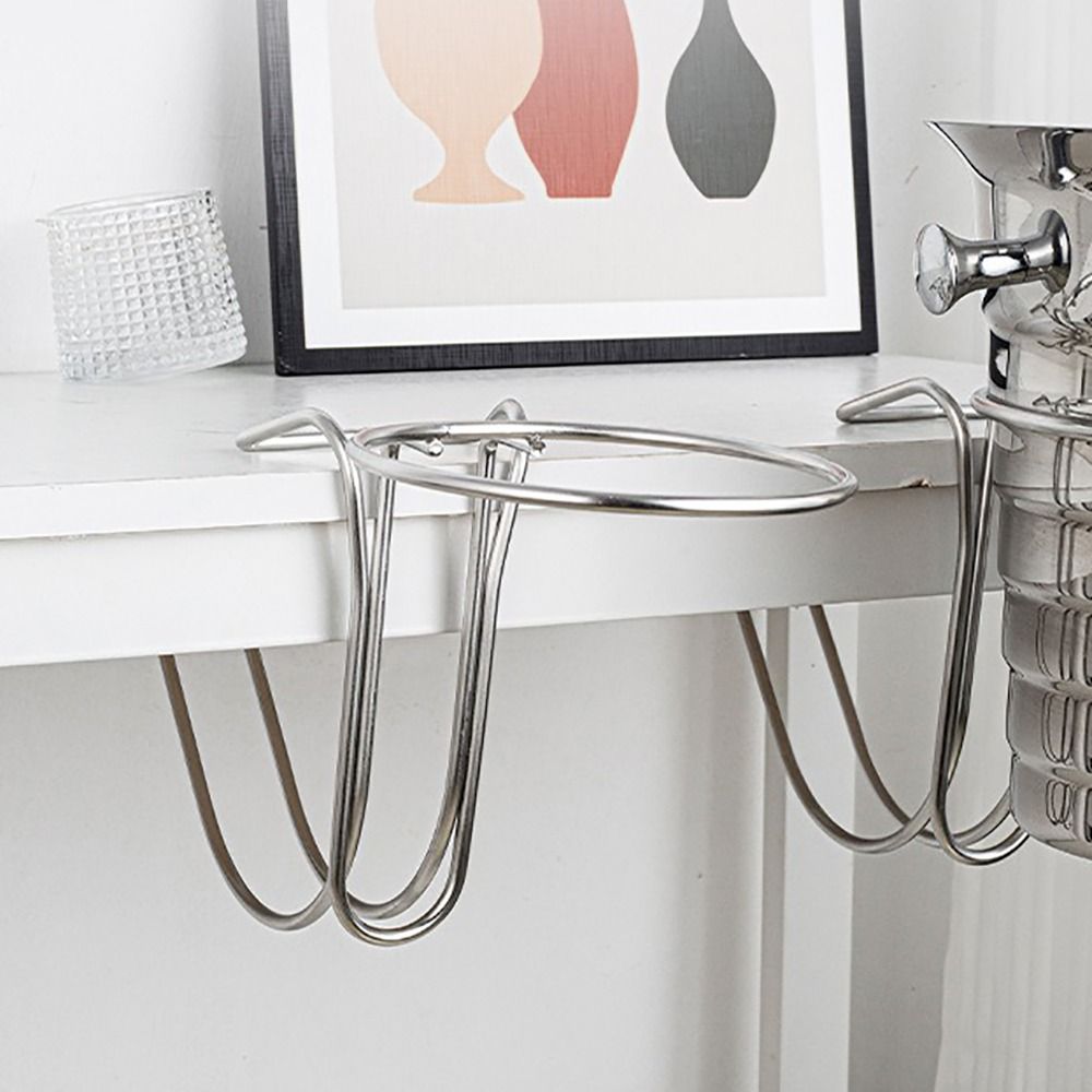 Ice Bucket Silver - Taşınabilir Paslanmaz Çelik Buz Kovası Standı