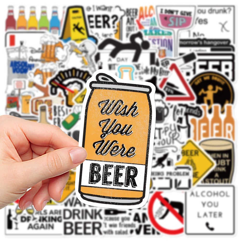 Wine Y Beer - 10/30/52 adet komik Alcoholism votka bira