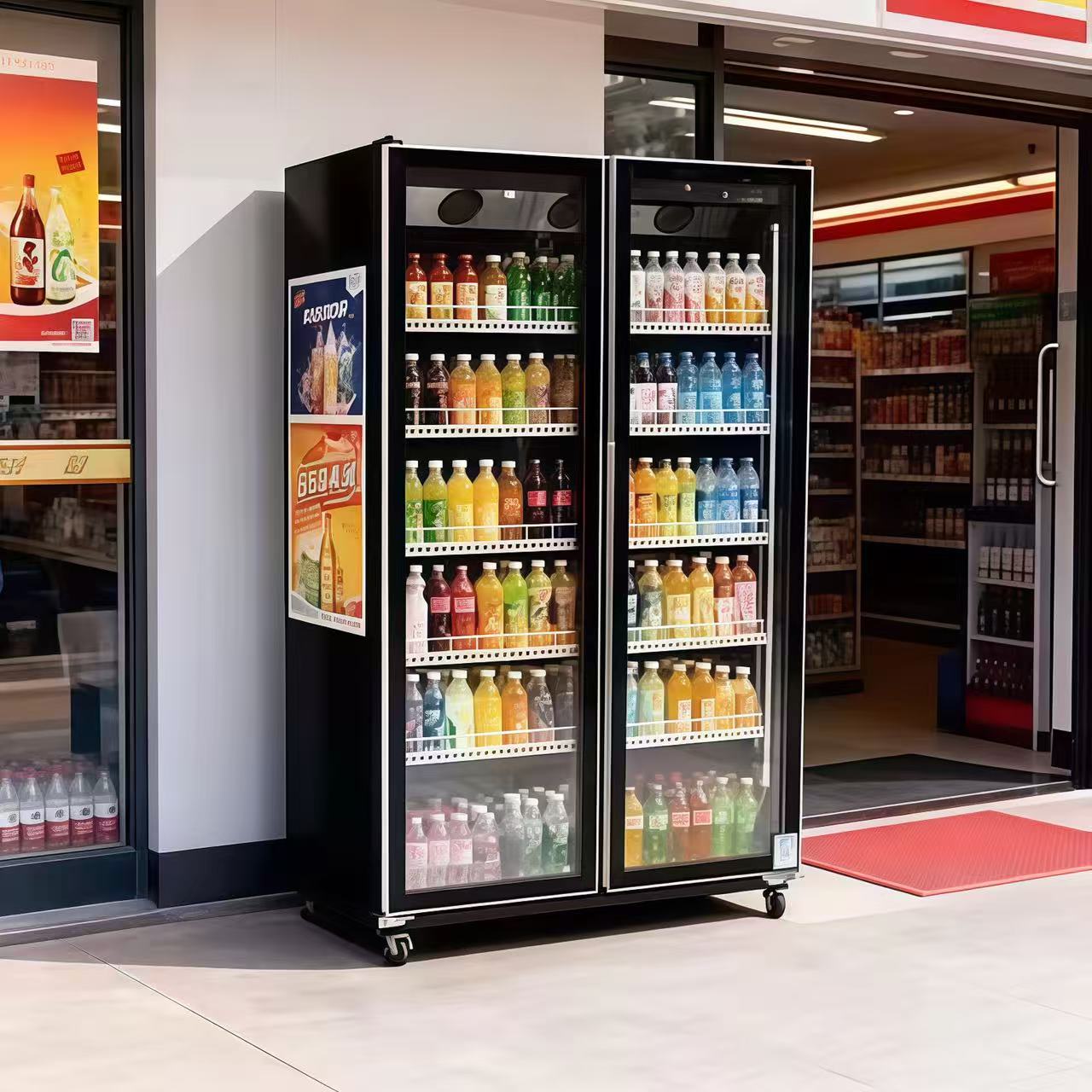 Beer & Wine Downtown - Çift Kapılı Hava Soğutmalı Buzdolabı İçecek