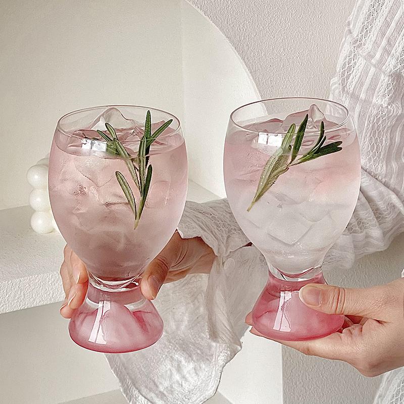 Wine Beer Foot - Yaratıcı Büyük Göbek şarap bardağı Renkli