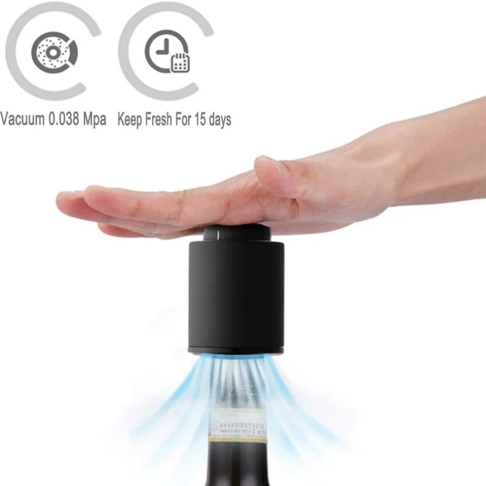 Yeniden Kullanılabilir İtmeli  - Wine Stopper Vacuum incelemesi ve fiyatı