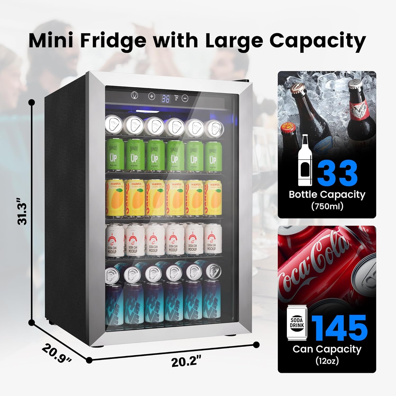 4,5 Cu.Ft İçecek Soğutucu Buzd - Wine Beer Fridge Small incelemesi ve fiyatı