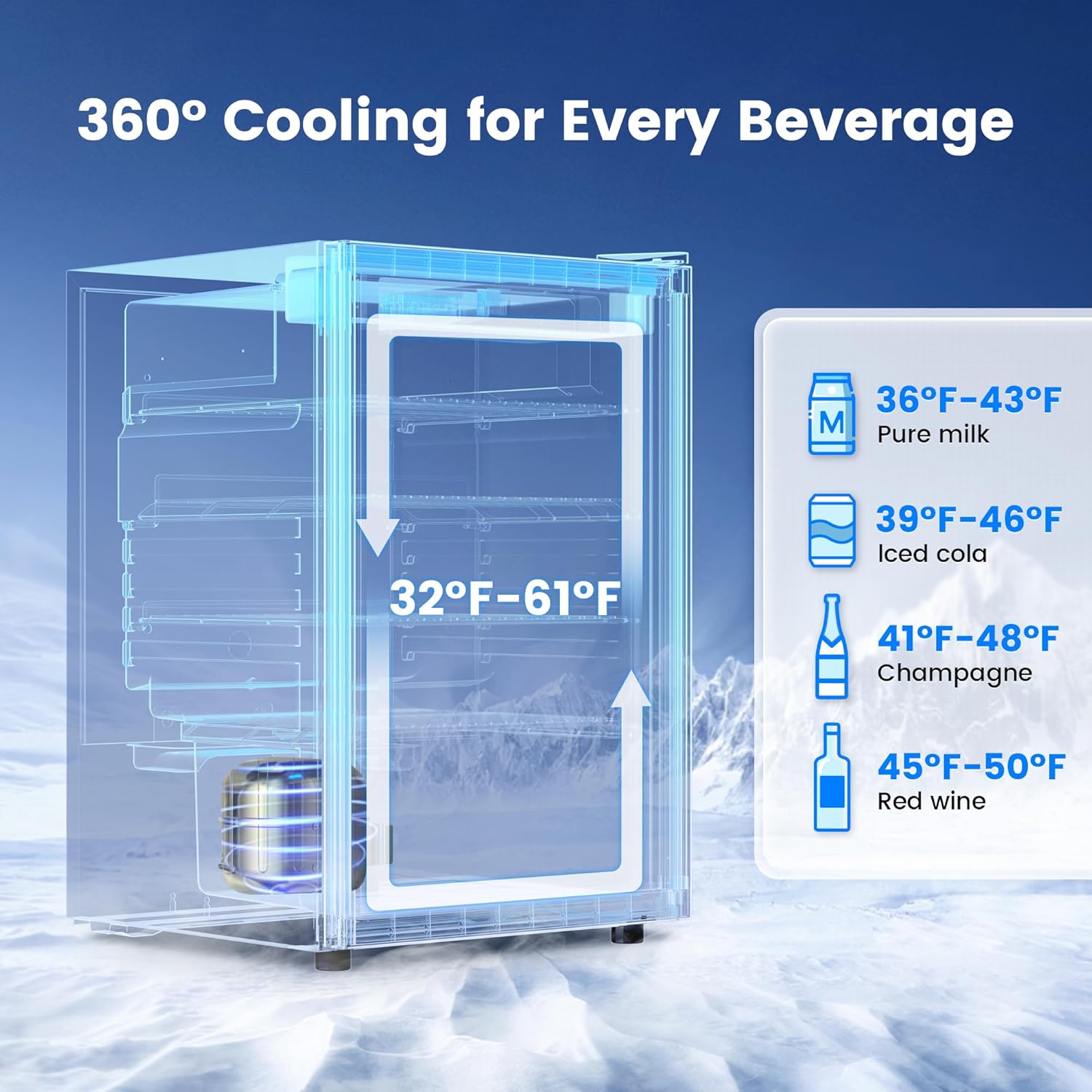 4,5 Cu.Ft İçecek Soğutucu Buzd - Wine Beer Fridge Small incelemesi ve fiyatı
