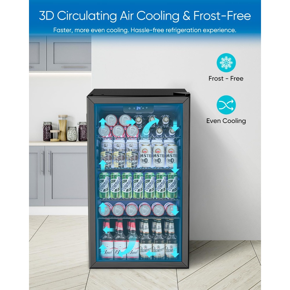 3.2 Cu.Ft Mini İçecek Buzdolab - Wine Beer Fridge Small incelemesi ve fiyatı
