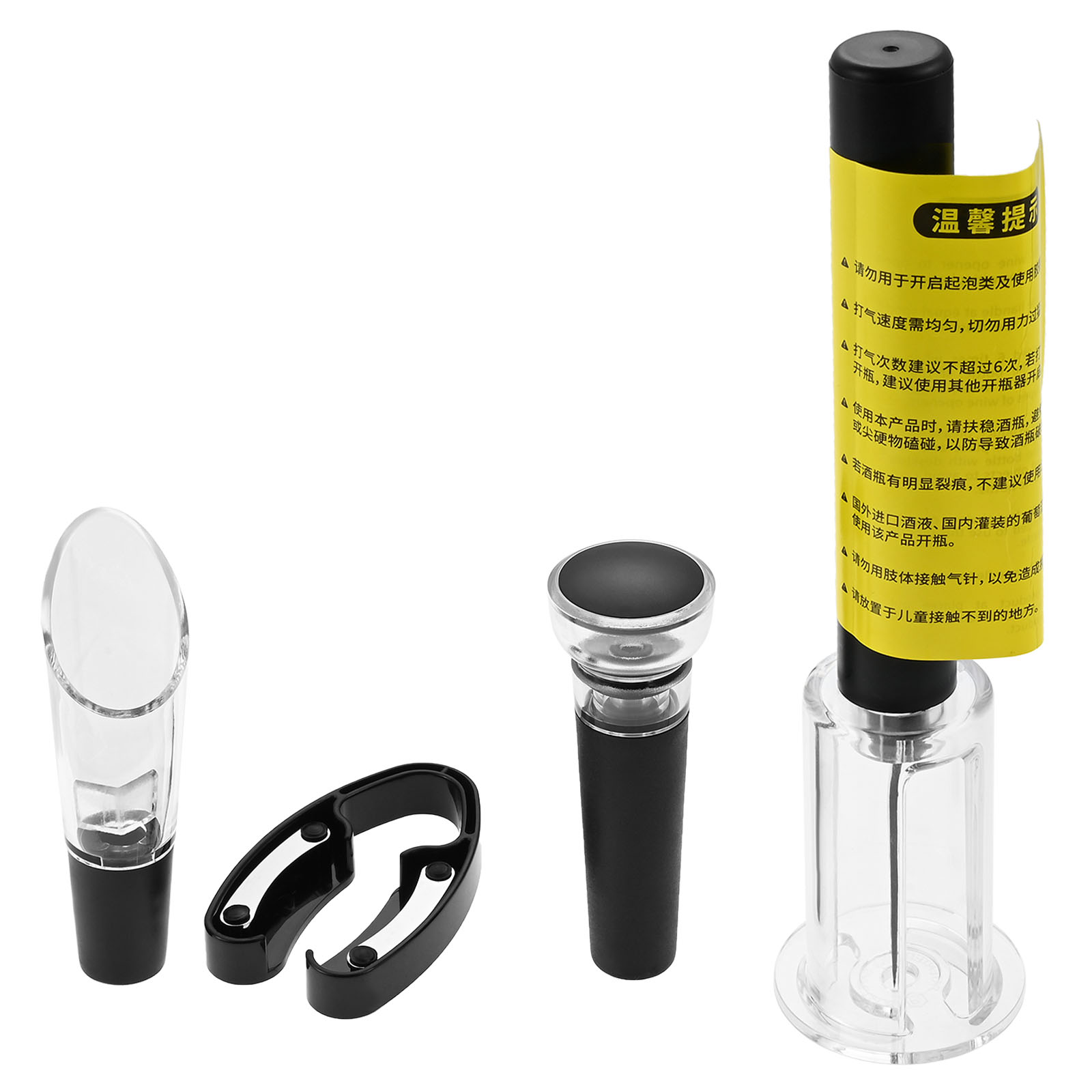4 adet taşınabilir hava basınc - Wine Stopper Vacuum incelemesi ve fiyatı
