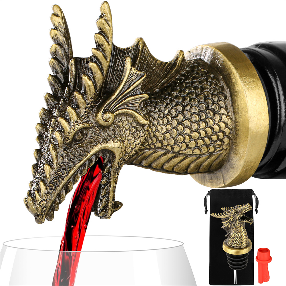 Ejderha Desenli Şarap Şişesi T - Wine Stopper Vacuum incelemesi ve fiyatı