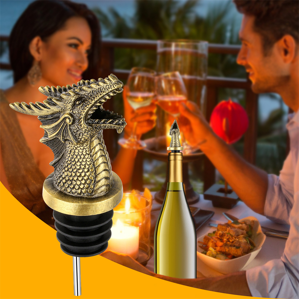 Ejderha Desenli Şarap Şişesi T - Wine Stopper Vacuum incelemesi ve fiyatı