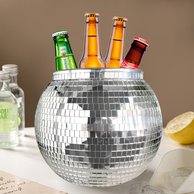 Disko Topu Buz Kovası Plastik  - Ice Bucket Silver incelemesi ve fiyatı