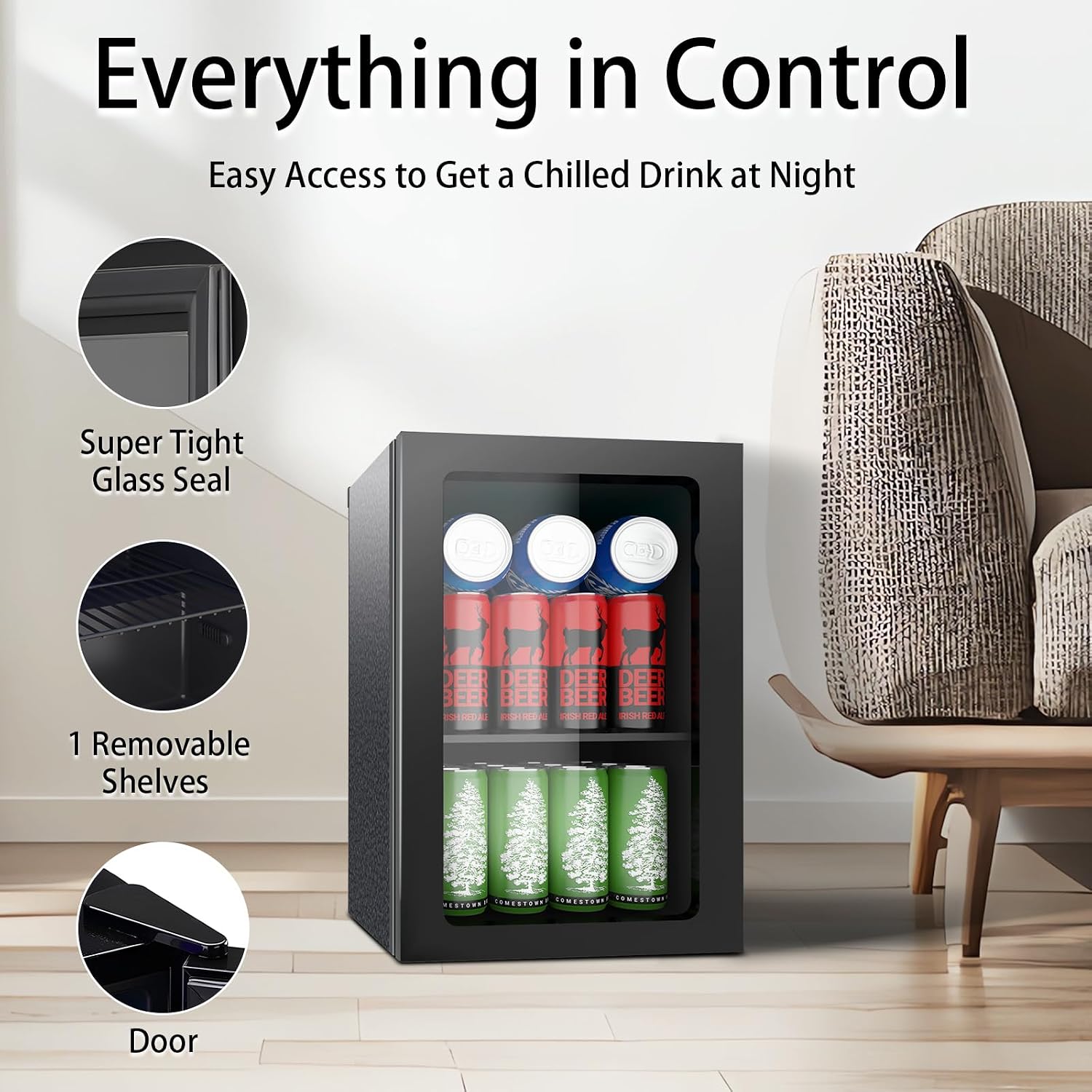 İçecek Soğutucu Dolap, 24 Kutu - Wine Beer Fridge Small incelemesi ve fiyatı