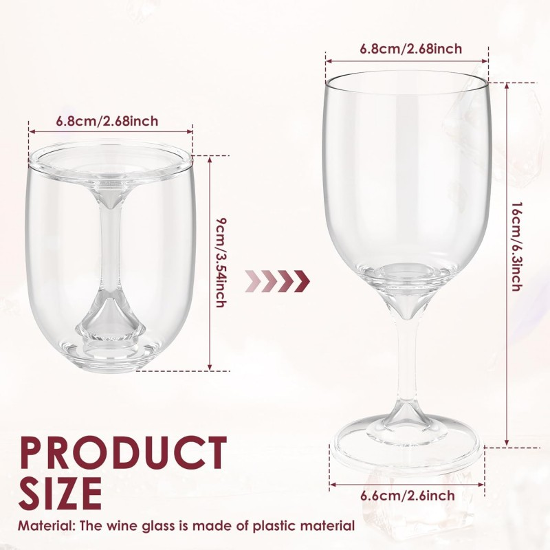 Katlanır Şarap Bardağı Şeffaf  - Wine & Beer Shop incelemesi ve fiyatı