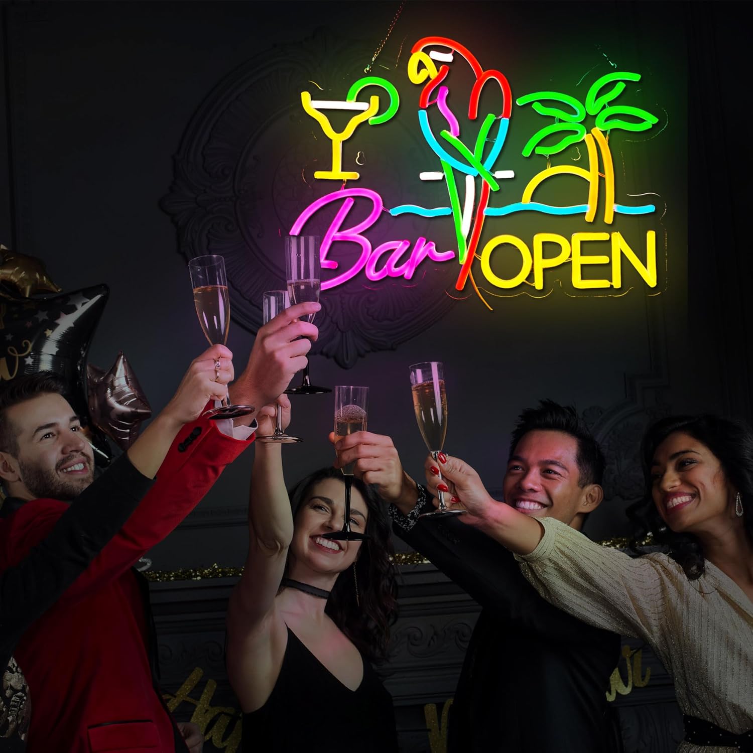 Bar Açık Neon Tabela İşletme S - Beer & Wine Downtown incelemesi ve fiyatı