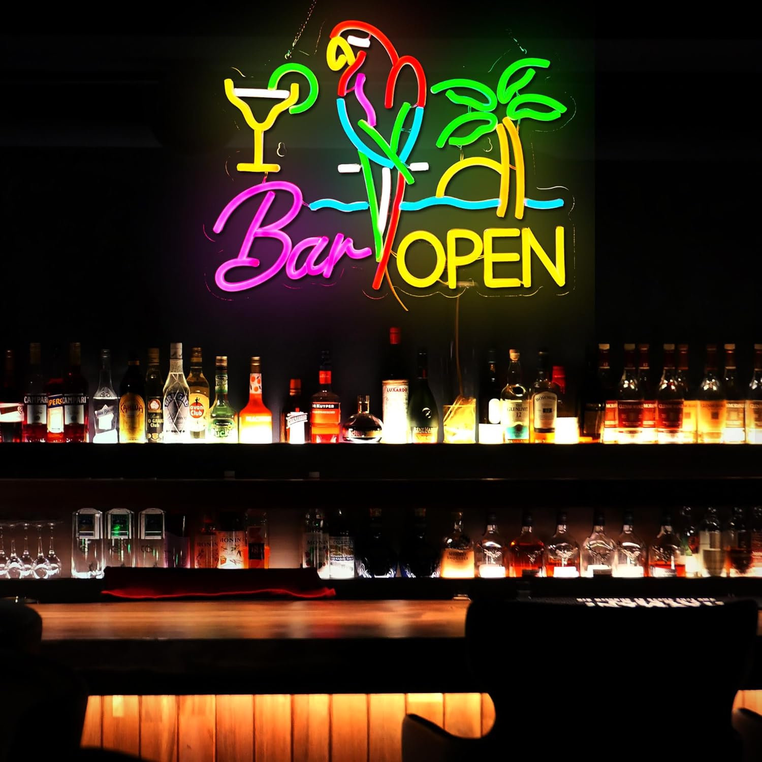 Bar Açık Neon Tabela İşletme S - Beer & Wine Downtown incelemesi ve fiyatı