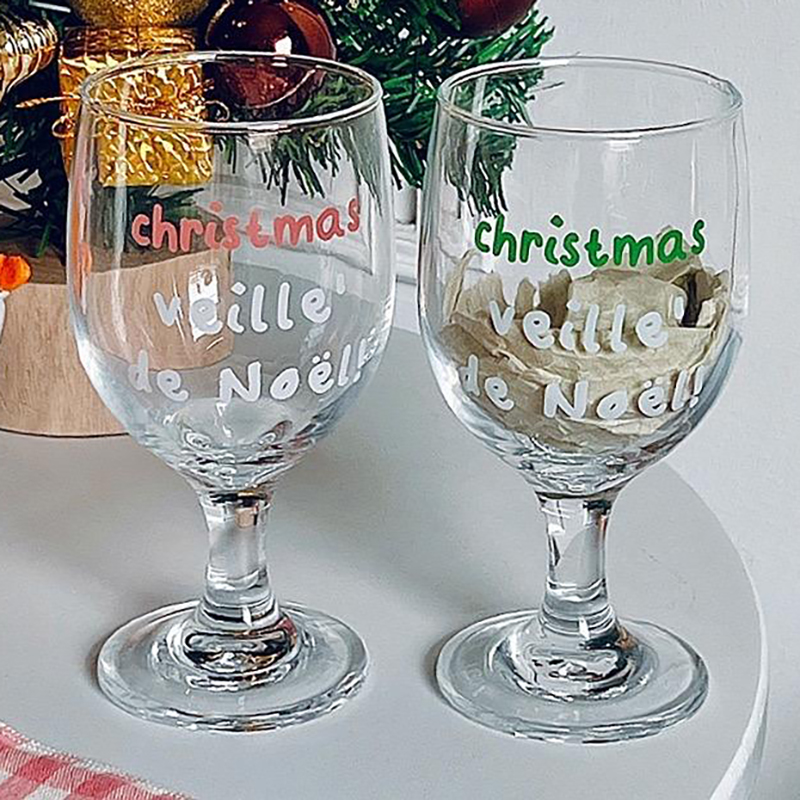 Vintage Harfler Baskılı Cam Ku - Wine Beer Foot incelemesi ve fiyatı