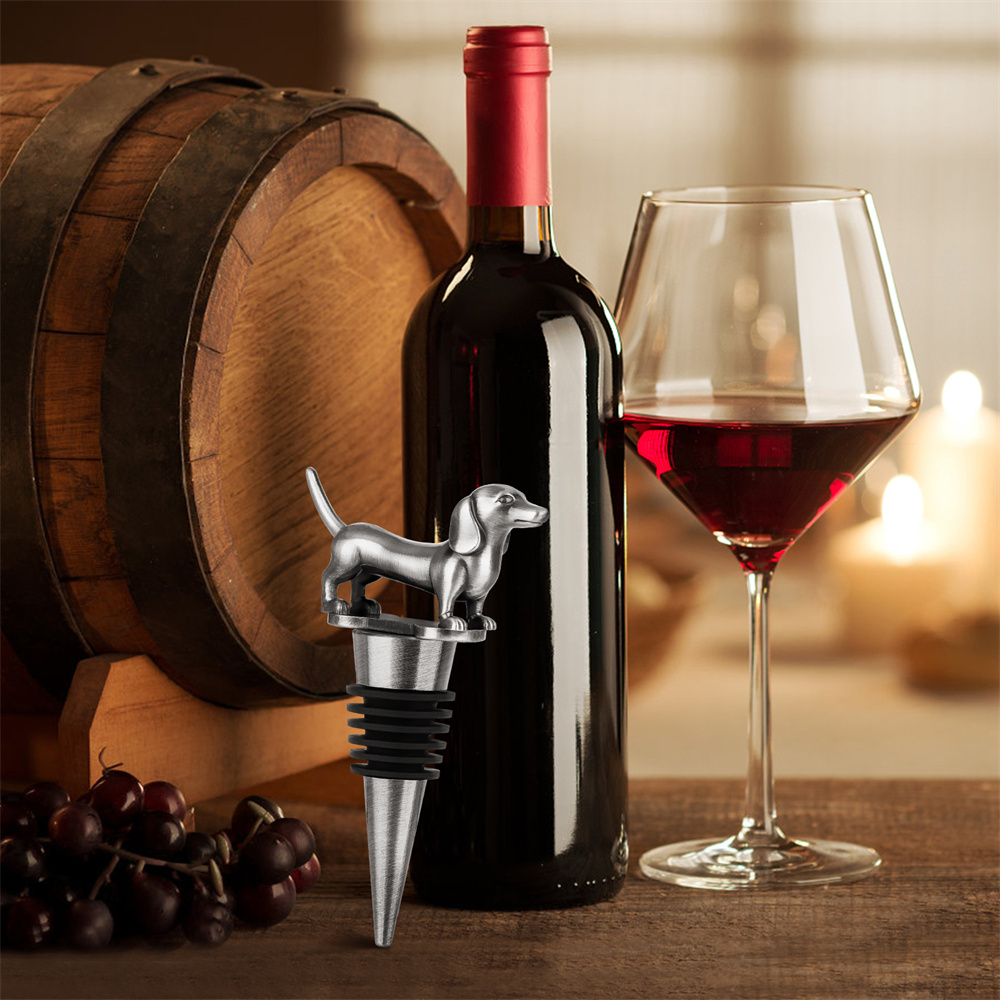 Şarap Şişesi Tıpası Dachshund  - Wine Stopper Vacuum incelemesi ve fiyatı