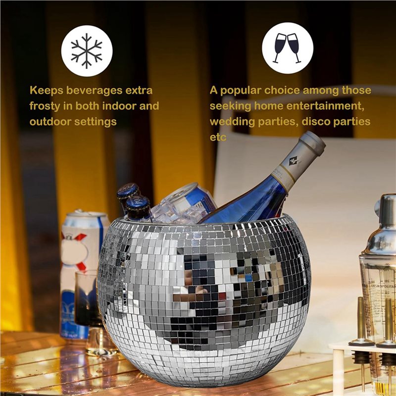 ABVS 4 Adet 10 İnç Disko Topu  - Ice Bucket Silver incelemesi ve fiyatı