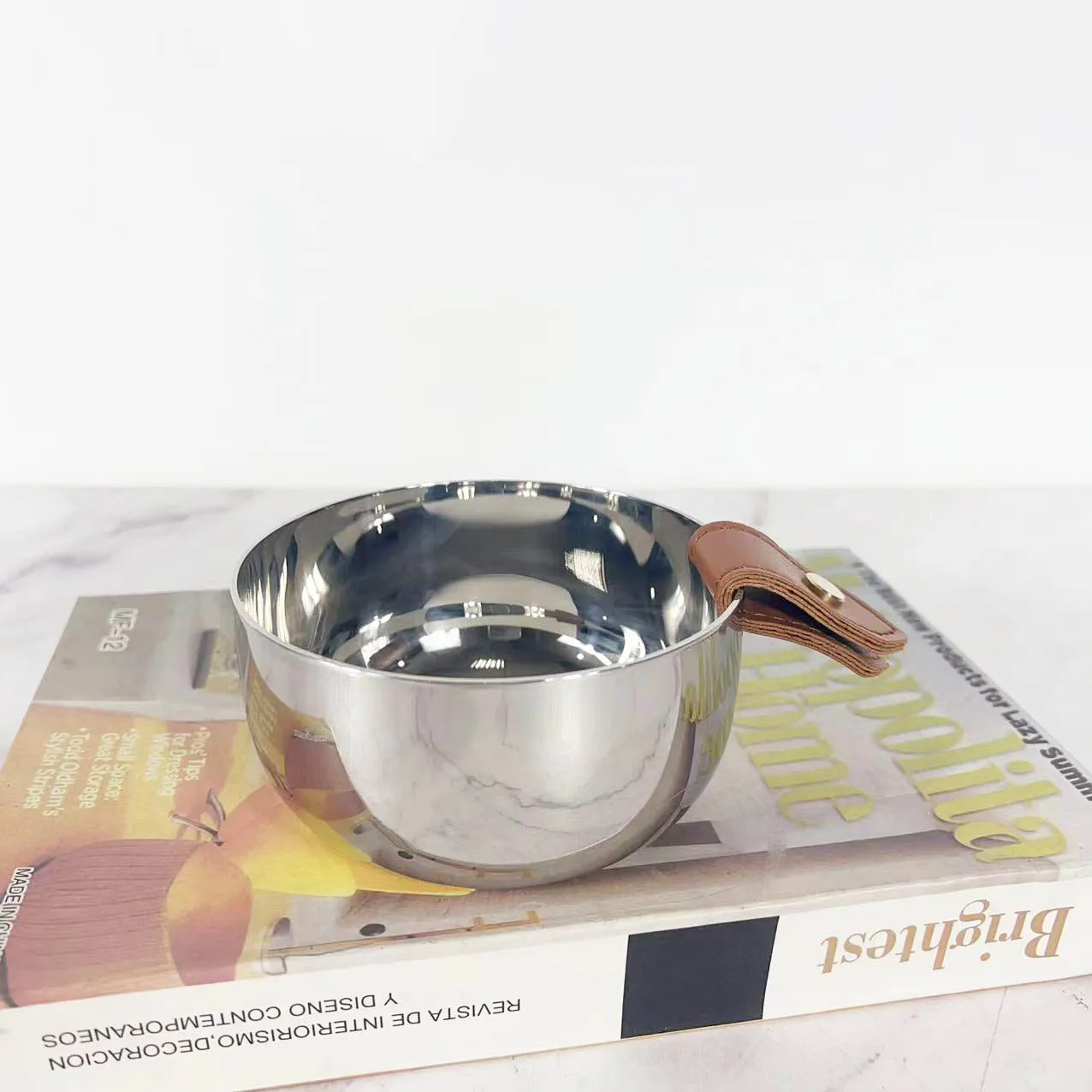 Modern Deri Gümüş Metal Şampan - Ice Bucket Silver incelemesi ve fiyatı