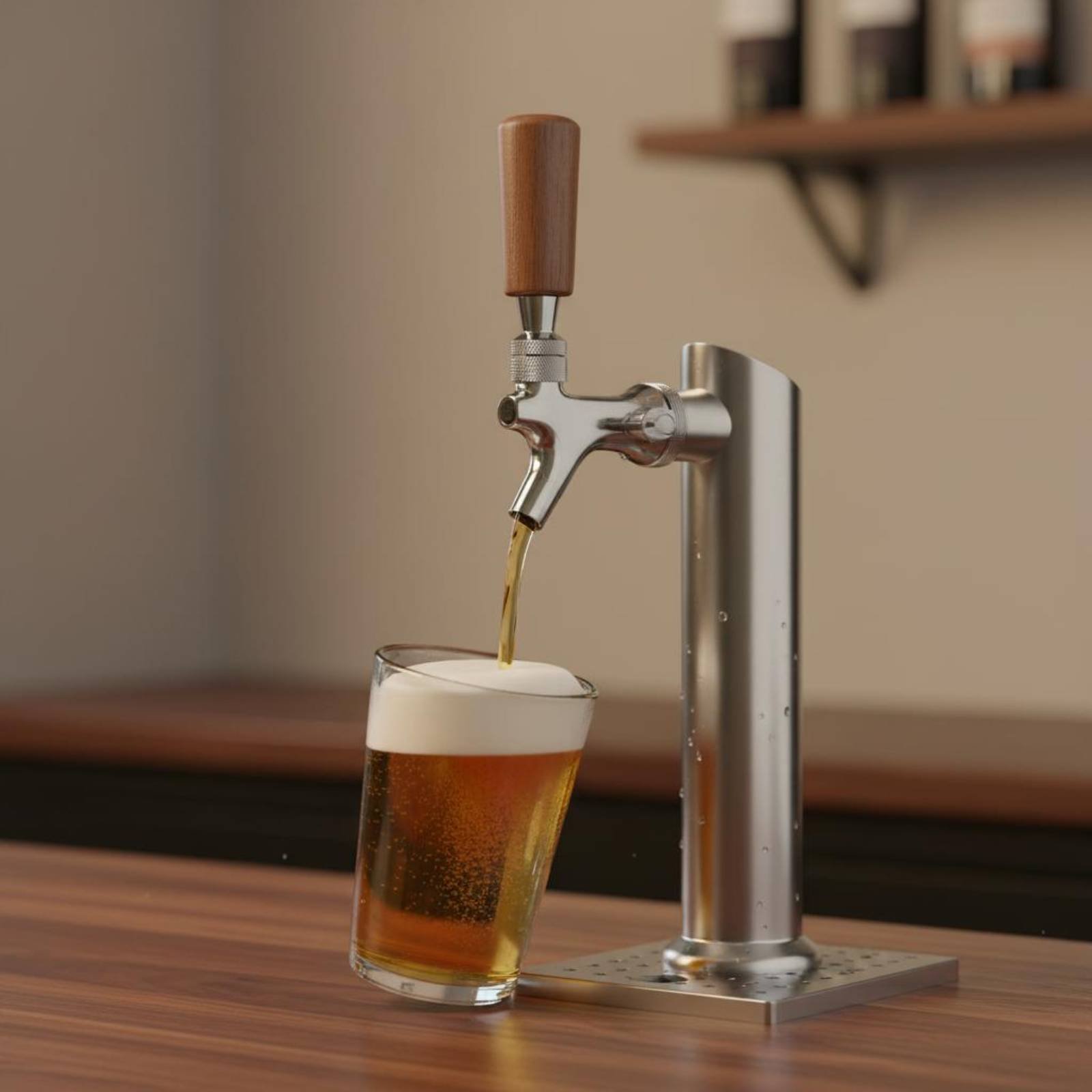 Kısa Ahşap Bira Kolu Masif Ahş - Wine Beer & More incelemesi ve fiyatı