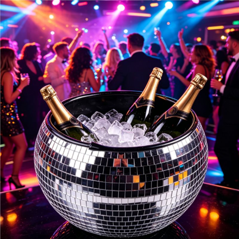 AA73 10 İnç Disko Topu Buz Kov - Ice Bucket Silver incelemesi ve fiyatı