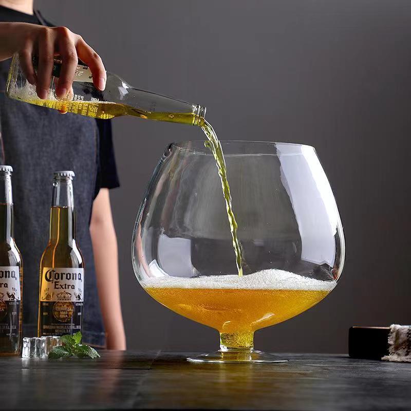 Ekstra Büyük Bira Kupa Bardağı - Wine Beer Foot incelemesi ve fiyatı