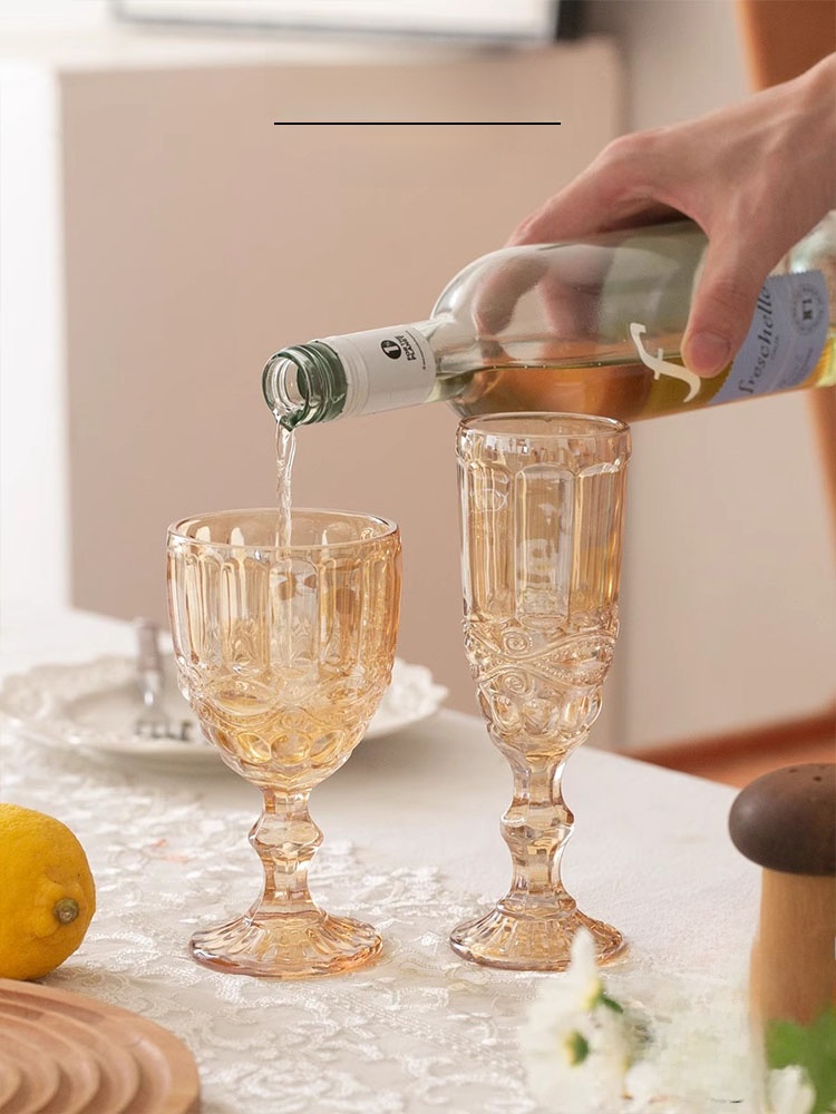 Kehribar Rengi Rölyefli Yüksek - Wine Beer Foot incelemesi ve fiyatı